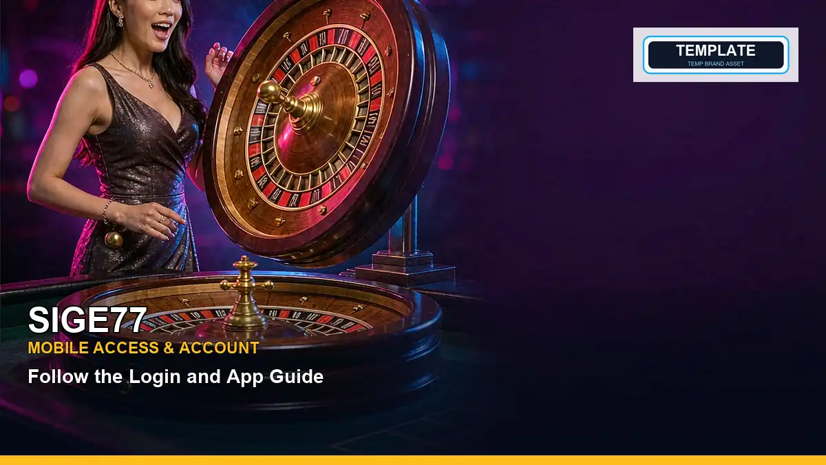 SIGE77 live casino table games with an adult Philippine casino host in a balanced, symmetrical composition