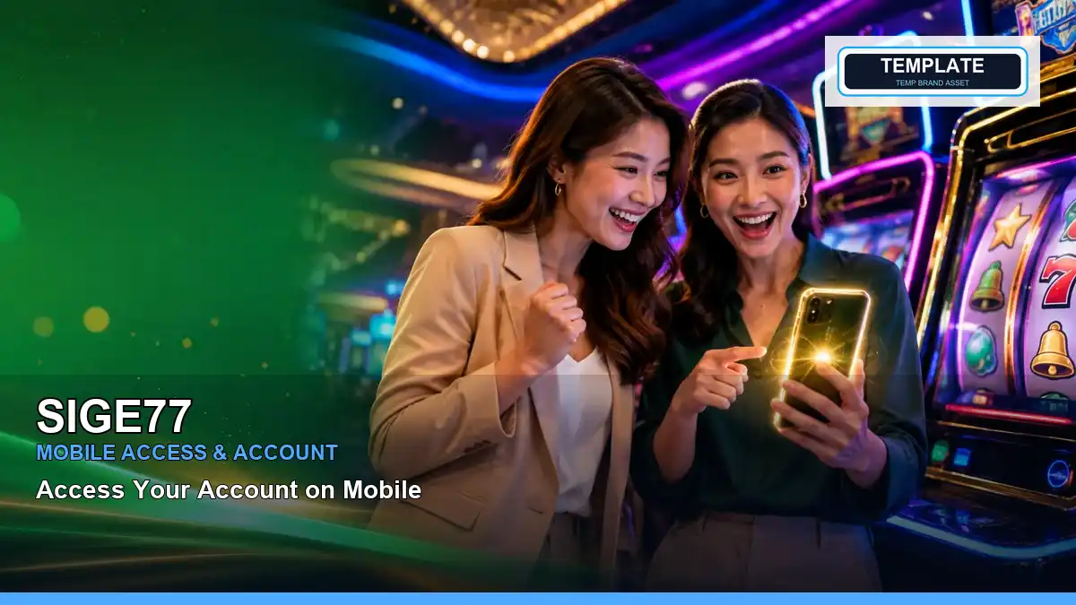 SIGE77 casino first-deposit rewards presented in a bright, high-energy layout for Philippine players
