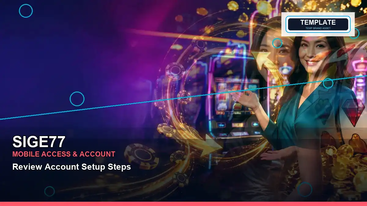 SIGE77 mobile casino first-deposit rewards highlighting convenient play on compatible devices